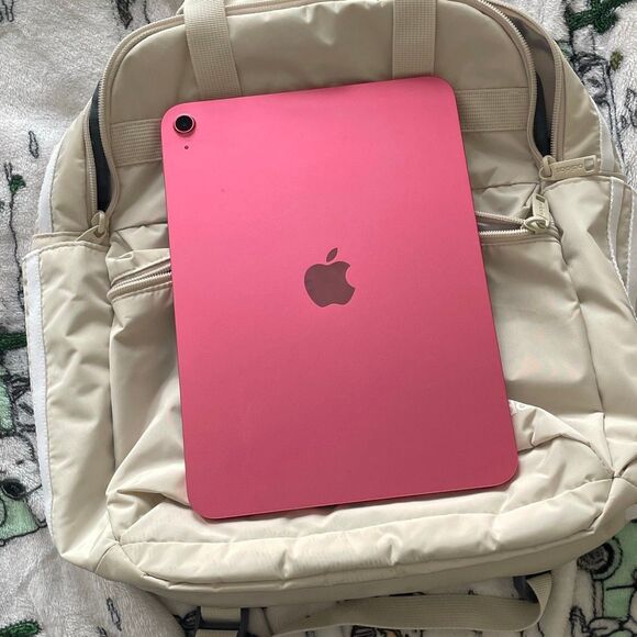 Unisex adidas Essentials 2 Alumina Backpack book bag beige & white preowned - Picture 15 of 16